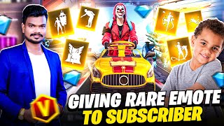 Gifting DJ Alok Emote To My Subscribers 😍 Crying Moment  PVS GAMING  FREE FIRE INDIA [upl. by Hoffarth]