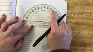 How to Draw Acute Right and Obtuse Angles with a Protractor [upl. by Eiznekam958]