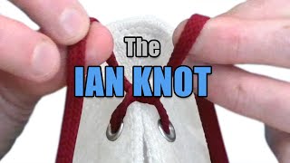 The “Ian Knot” the worlds fastest shoelace knot – Professor Shoelace [upl. by Aelanna43]