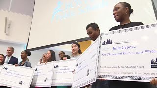 6 Boston students vying for 10K scholarship receive big surprise [upl. by Merwyn]