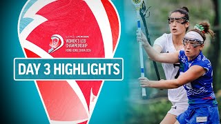 Day 3 Highlights  2024 World Lacrosse Womens U20 Championship [upl. by Schober]