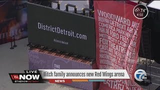 Ilitch family announces new Red Wings arena [upl. by Lowrance]