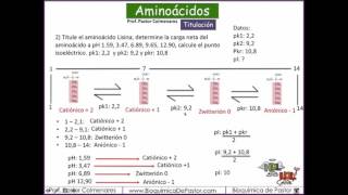 Titulación de aminoácidos con 3 pk  Parte V [upl. by Bruell]