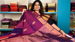 Pure Kanchipuram SareesTraditional amp Softsilk Sarees [upl. by Amye]