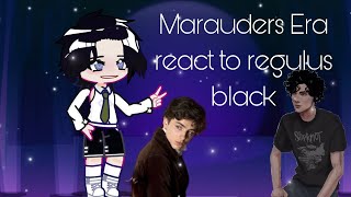 Marauders Era react to Regulus Black [upl. by Ecnerolf]