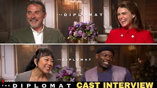 The Diplomat Season 2 Cast Interview [upl. by Yolanthe]