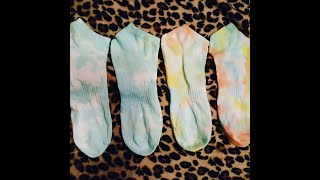 DIY Tie dye socks using food coloring [upl. by Andrus616]