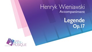 H Wieniawski  Legende Op17 accompaniment [upl. by Bundy445]