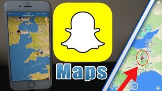 How To Get Snapchat Maps  Maps In Snapchat  Snapchat Find My Friends [upl. by Obe515]