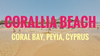 Corallia Beach Coral Bay Peyia Cyprus [upl. by Yreffej]