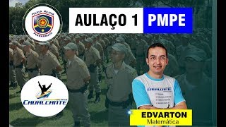 AULAÇO 1 de Matemática para PMPE 2018 [upl. by Mairb]