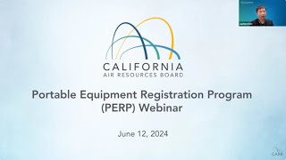 Portable Equipment Registration Program PERP Webinar  June 12 2024 [upl. by Whittemore]