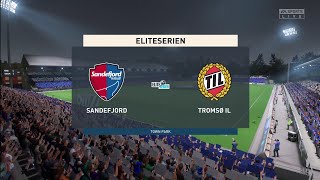 FIFA 23  Sandefjord vs Tromso  Eliteserien  Gameplay [upl. by Sissy314]