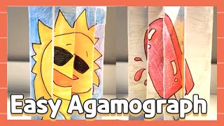 Art project 003  Easy Agamograph Art [upl. by Otrebmal]