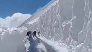 Snow in salang Afghanistan سالنگ [upl. by Atinyl]