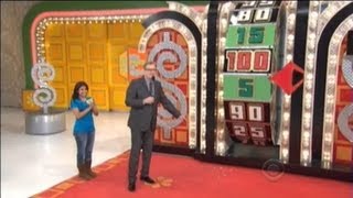 Price Is Right  Contestant Shatters Big Wheel Light Apr 15 2013 [upl. by Koerlin]