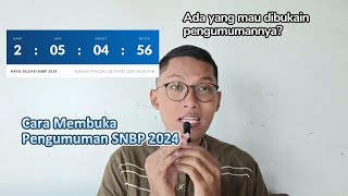 Cara Membuka Pengumuman SNBP 2024  Ilustrasi [upl. by Zap]