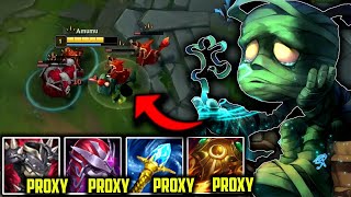 AMUMU TOP LANE PROXY CARRY STRAT🔥HOW TO PLAY AMUMU TOP amp CARRY👌  League of Legends [upl. by Witte]