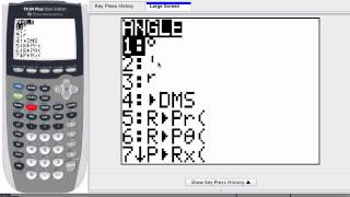 Graphing Calculator  Degrees Minutes Seconds DMS [upl. by Burnett]