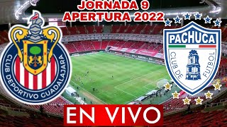 CHIVAS VS PACHUCA EN VIVO JORNADA 6 APERTURA 2022 LIGA MX  ANALISIS Y COMENTARIOS [upl. by Hailed]