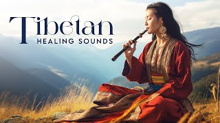 Tibetan Flute Healing Stops Overthinking Eliminates Stress Anxiety and Calms the Mind [upl. by Ulyram59]