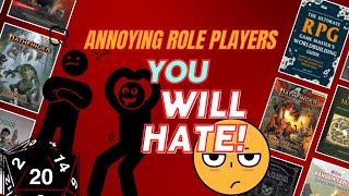 5 people YOU DON’T WANT in your Role Playing Game [upl. by Mcgraw]