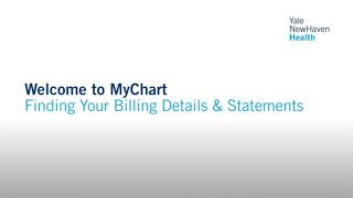 Welcome to MyChart Finding Your Billing Details and Statements [upl. by Thorn]