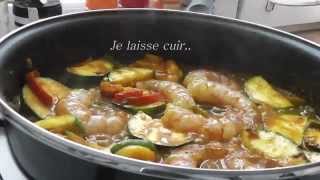 Recette  Gambas au curry et riz 15PP lassiète  weight watchers [upl. by Esirahc]