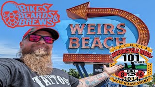 Laconia Bike Week 2024  Weirs Beach [upl. by Burdett]