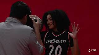 Cincinnati Womens Basketball  Big 12 Media Day Recap 2023 [upl. by Lonnard671]