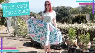 AD  A SpoonFlower Super Fans Guide To Making A Five Panel Circle Skirt [upl. by Buckels]