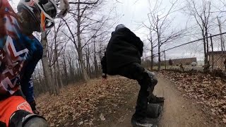 Onewheel GT vs GTS chasing Josh Knoerzer [upl. by Acsicnarf291]