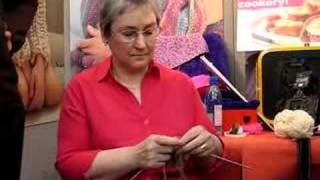 Worlds Fastest Knitter Hazel Tindall [upl. by Lurette111]