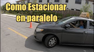 Estacionamiento paralelo trucos  Cómo alinearse correctamenteAutoParqueomanejo [upl. by Lessig]