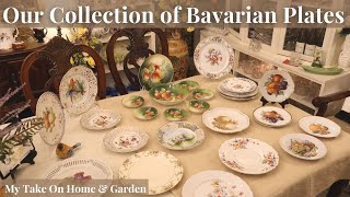 My Bavarian China Plate Collection  Schumann Dresden Heinrich amp Co Winterling Schwarzenbach [upl. by Kirshbaum]