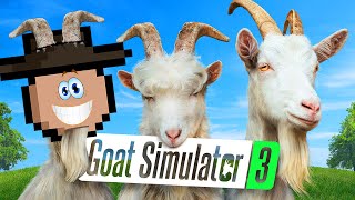 VIRAMOS CABRAS COLORIDAS Goat Simulator 3 [upl. by Chin355]