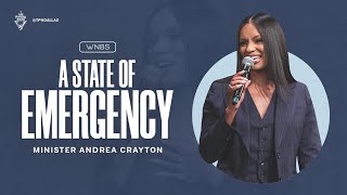 A State of Emergency  Minister Andrea Crayton [upl. by Arlina796]