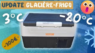 Une GLACIÈRE nomade 12V idéale vanlife  pas chère faible conso et silencieuse vevor [upl. by Stesha634]