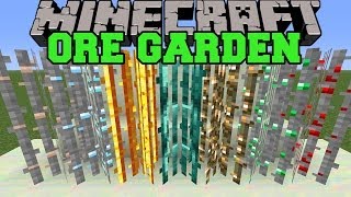 Minecraft ORE GARDEN GROW ORES AND OTHER ITEMS Mod Showcase [upl. by Merritt263]