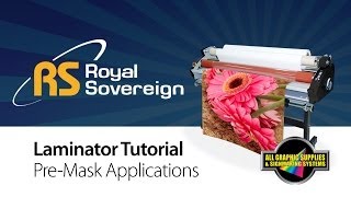 Premask Tutorial Royal Sovereign RSC1401CLTW  All Graphic Supplies [upl. by Krawczyk152]