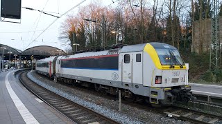 Aachen HBF grenzüberschreitender Zugverkehr nach Fahrplanwechsel Januar 2024 [upl. by Anaiad351]