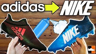 How To Make adidas Boots into Nike [upl. by Boice]