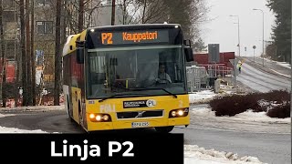 Föli Palvelulinja P2 Skanssi  Kauppatori [upl. by Pepita]