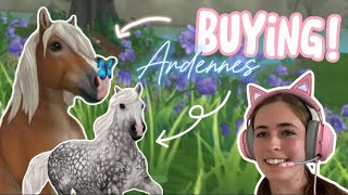 BUYING NEW ARDENNES horses in Star Stable And doing Path of Terra sso✨🐴🌱 [upl. by Four]