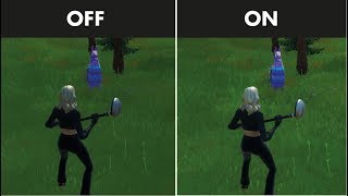 Fortnite Post Processing On VS Off Performance Comparison [upl. by Joslyn]