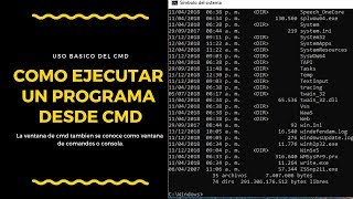 Como Ejecutar un programa desde CMD ✅ uSAR pINgEXE [upl. by Emery]