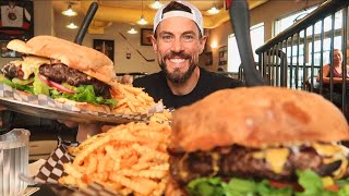 10lb BURGER CHALLENGE WITH ONLY A 30 MINUTE TIME LIMIT  Man Vs Food  SCOTT EATS YOUTUBE [upl. by Aylmer]