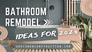 BATHROOM REMODEL IDEAS FOR 2023 [upl. by Artina538]