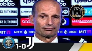 Le parole di Allegri che hanno fatto incaare i tifosi della Juve  PostPartita Inter Juve 10 [upl. by Mona]