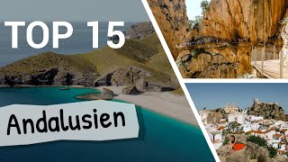 TOP 15 ANDALUSIEN  Die besten Sehenswürdigkeiten amp Orte für einen Urlaub in Spanien [upl. by Evanne159]